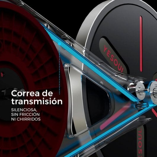 Yesoul S3 Smart Bicicleta Spinning Preta