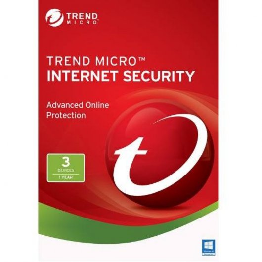 Trend Micro Internet Security 3 PC 1 Ano Licença Digital
