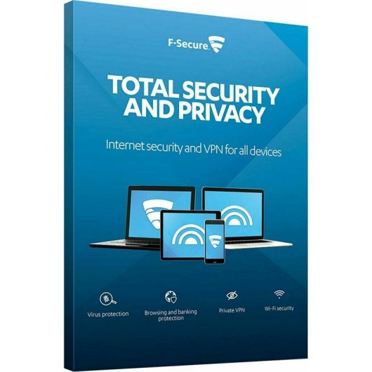 F-Secure Total Security & Privacy 5 Dispositivos 1 Año Licencia Digital