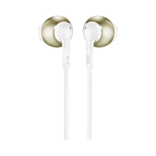 Ecouteurs JBL Tune 205 filaires Jack 3,5 mm avec micro intégrée Champagne Gold