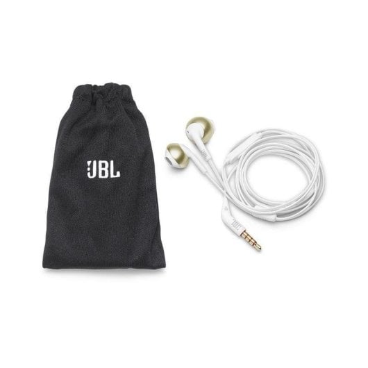 Ecouteurs JBL Tune 205 filaires Jack 3,5 mm avec micro intégrée Champagne Gold