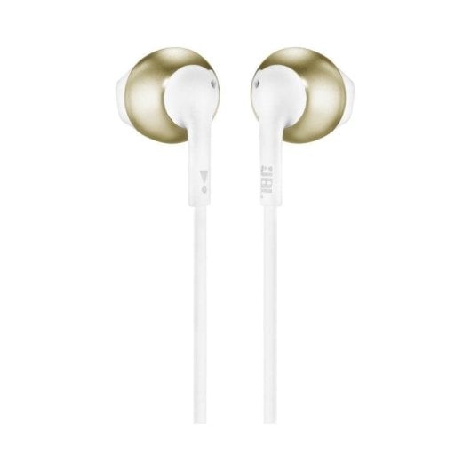 Ecouteurs JBL Tune 205 filaires Jack 3,5 mm avec micro intégrée Champagne Gold