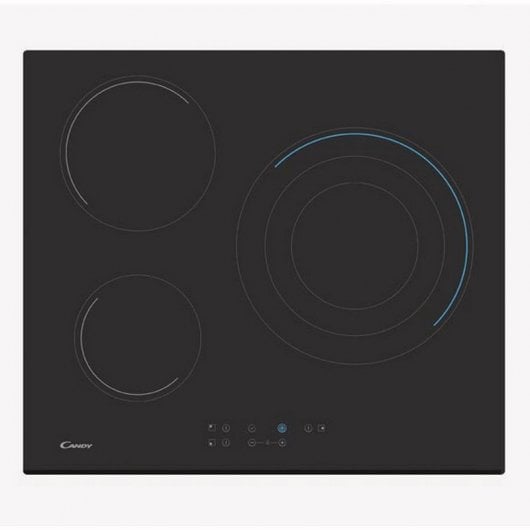 Candy CH63TVT Placa Vitrocerámica 3 Zonas 60cm Negra
