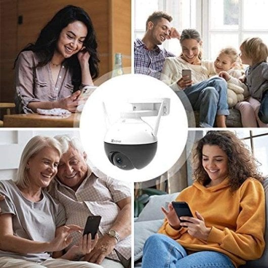 Videocamere di sorveglianza EZVIZ C8C FullHD Visione Notturna Esterna Rilevamento IA Allarme