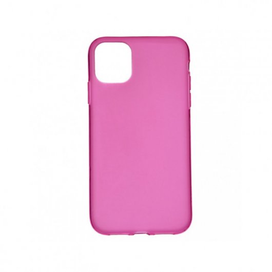 Funda Silicona Lisa Rosa para iPhone 11 Pro Max
