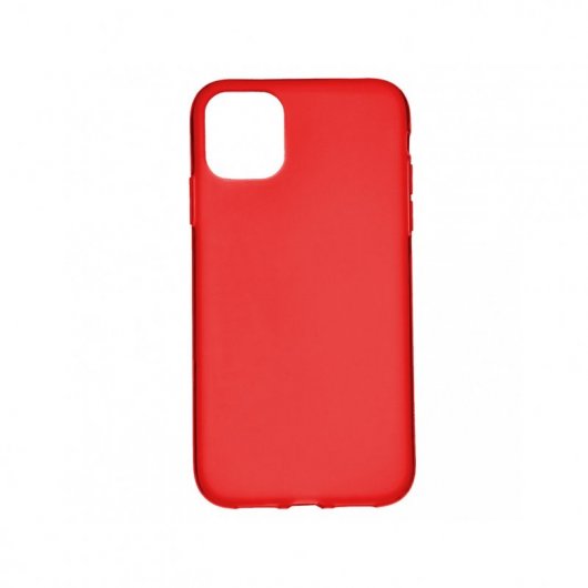 Funda Silicona Lisa Roja para iPhone 11 Pro Max