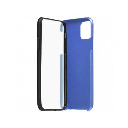Funda Cromada con Tapa Azul para iPhone 11 Pro Max