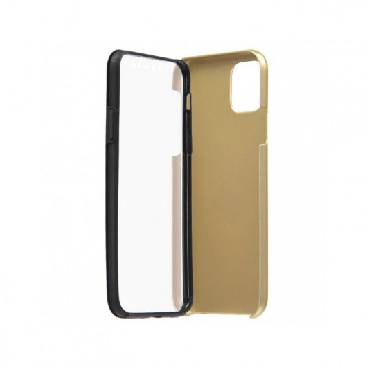 Funda Cromada con Tapa Oro para iPhone 11 Pro Max