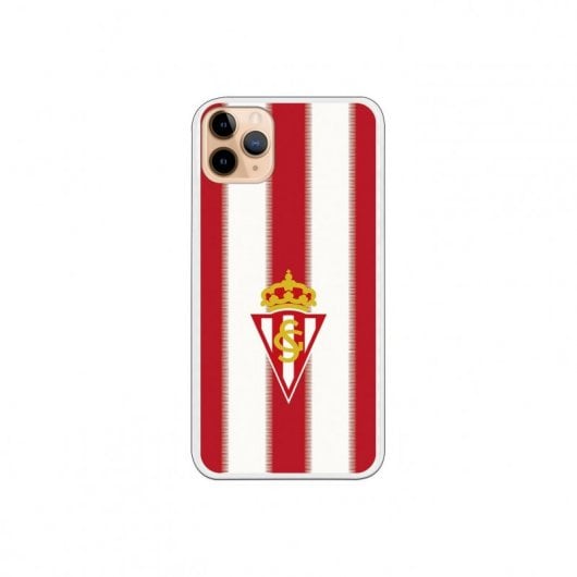 Funda del Gijón Fondo Rojiblanco Licencia Oficial Real Sporting de Gijón para iPhone 11 Pro Max