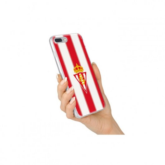Funda del Gijón Fondo Rojiblanco Licencia Oficial Real Sporting de Gijón para iPhone 11 Pro Max