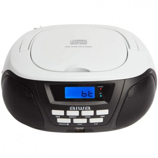 Aiwa BoomBox BBTU-300 Radio CD Bluetooth Infantil Negro