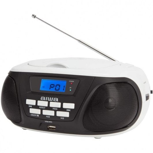 Aiwa BoomBox BBTU-300 Radio CD Bluetooth Infantil Negro