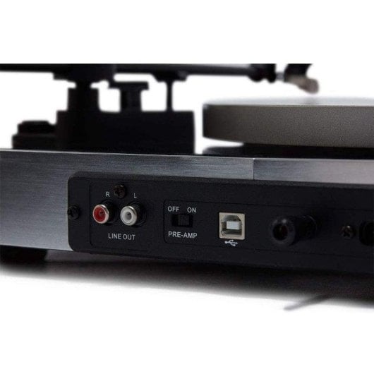Tocadiscos Aiwa APX-680BT Bluetooth Tracción Correa Vinilo USB Negro