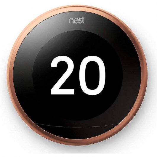 Google Pack Nest Learning Thermostat 3ºG Cobre + Nest Mini Altavoz Inteligente Tiza