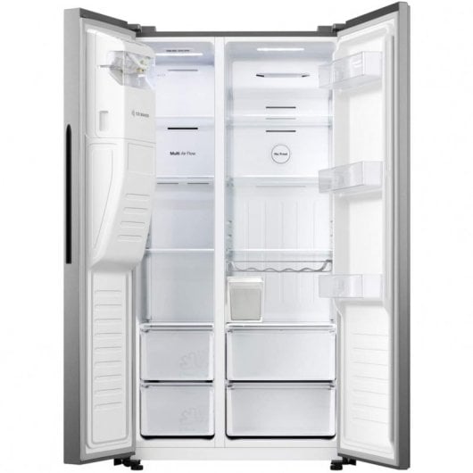 Hisense SBS RS650N4AC2 Frigorífico Americano E Acero Inoxidable