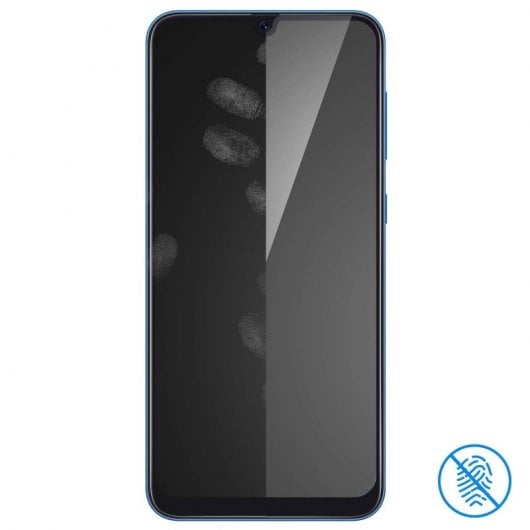 Protecteur en verre trempé noir Avizar pour Samsung Galaxy A30s