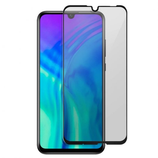 Avizar Protector Cristal Templado Negro para Honor 20e