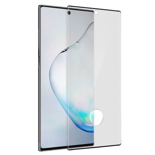 Avizar Protector Cristal Templado Negro para Samsung Galaxy Note 10 Plus