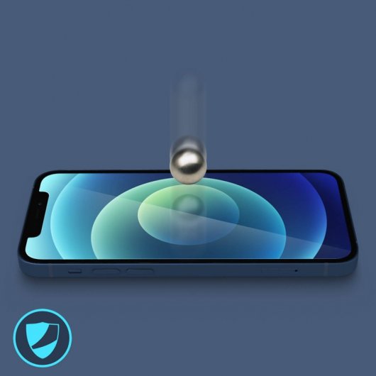 Protecteur en verre trempé transparent Avizar pour iPhone 12 Mini
