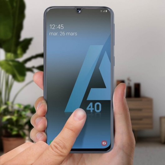 Avizar Protector Cristal Templado Transparente para Samsung Galaxy A40