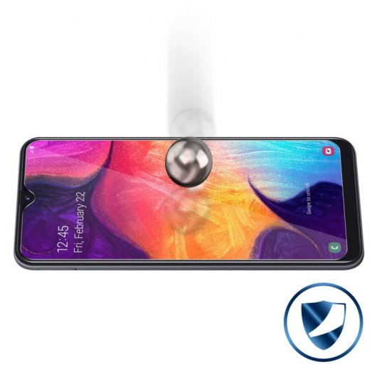 Pellicola protettiva in vetro temperato trasparente Avizar per Samsung Galaxy A30s