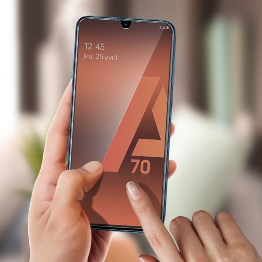 Avizar Protector Cristal Templado Transparente para Samsung Galaxy A70