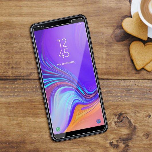 Avizar Protector Cristal Templado Transparente para Samsung Galaxy A7 2018