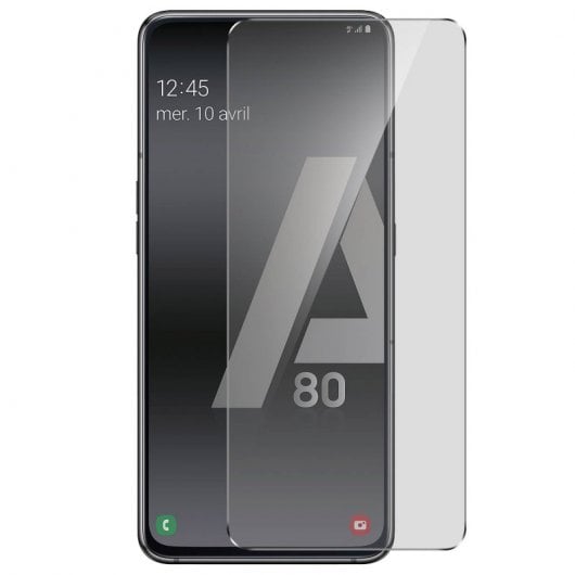 Protecteur en verre trempé transparent Avizar pour Samsung Galaxy A80