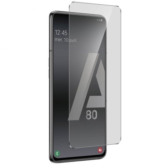 Protecteur en verre trempé transparent Avizar pour Samsung Galaxy A80