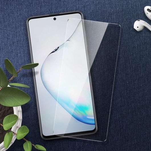 Pellicola protettiva in vetro temperato trasparente Avizar per Samsung Galaxy Note 10 Lite
