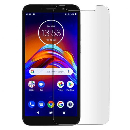 Avizar Protector Cristal Templado Transparente para Motorola Moto E6 Play