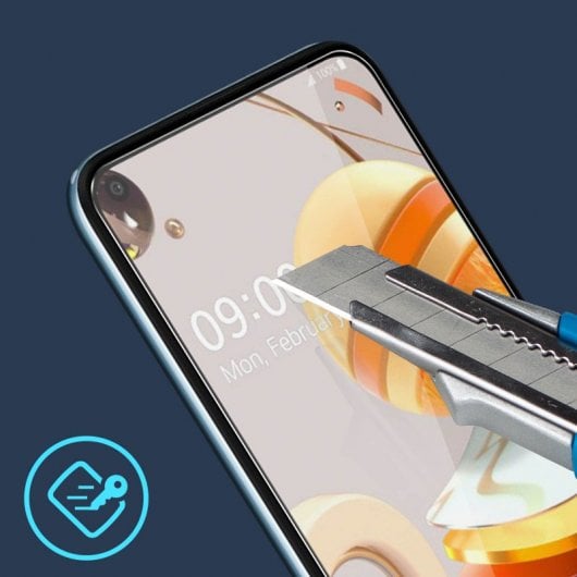 Protecteur en verre trempé transparent Avizar pour LG K61