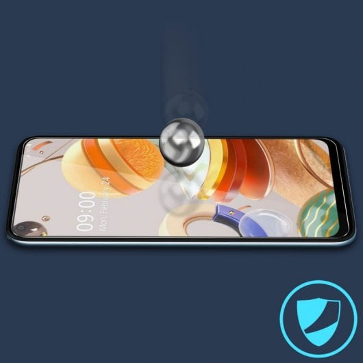 Protecteur en verre trempé transparent Avizar pour LG K61