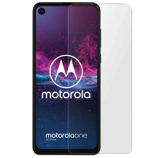 Avizar Protector Cristal Templado Transparente para Motorola One Action