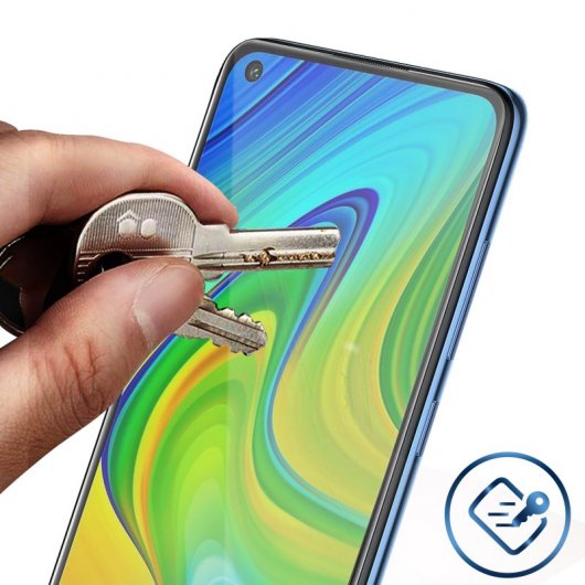 Protecteur en verre trempé transparent Avizar pour Xiaomi Redmi Note 9