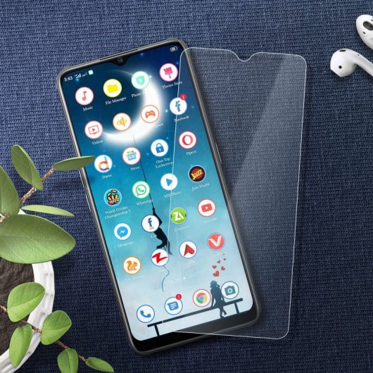Avizar Protector Cristal Templado Transparente para Oppo A5 2020
