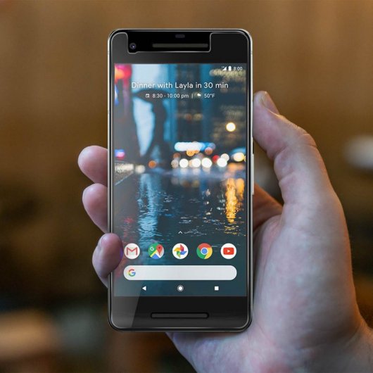 Avizar Protector Cristal Templado Transparente para Google Pixel 2