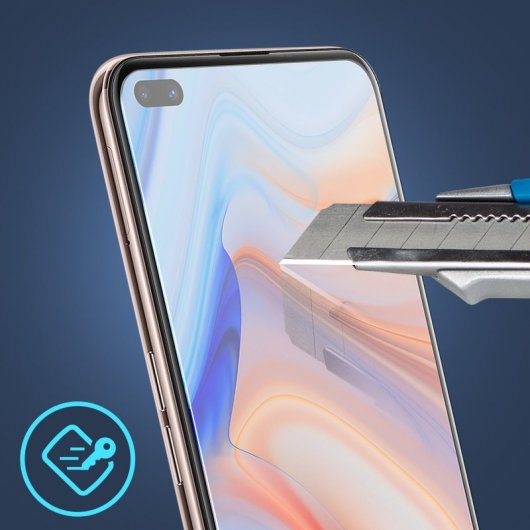 Avizar Protector Cristal Templado Transparente para Oppo Reno 4Z