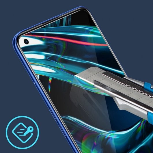 Avizar Protector Cristal Templado Transparente para Realme 7 Pro