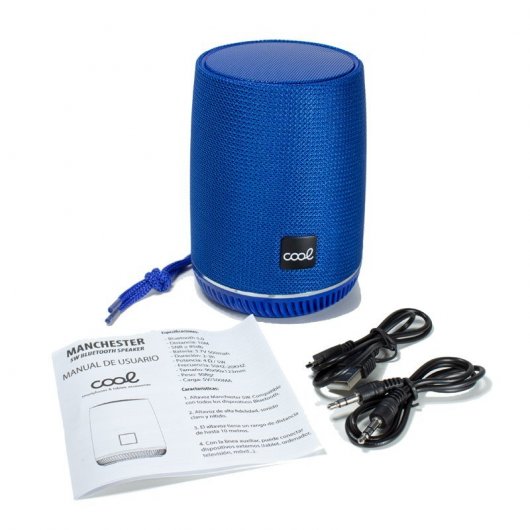 Cool Manchester Altavoz Bluetooth 5W Azul