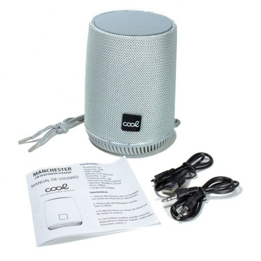 Cool Manchester Altavoz Bluetooth 5W Gris