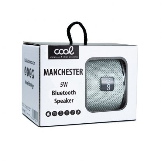 Cool Manchester Altavoz Bluetooth 5W Gris