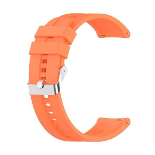 Cooles Universal-Kautschukarmband für Smartwatch 22 mm Koralle