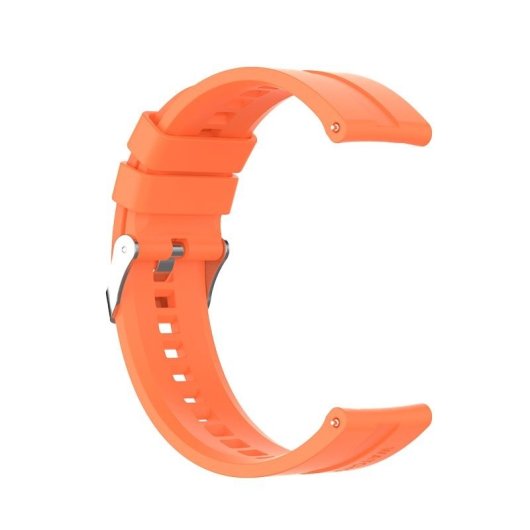 Cooles Universal-Kautschukarmband für Smartwatch 22 mm Koralle
