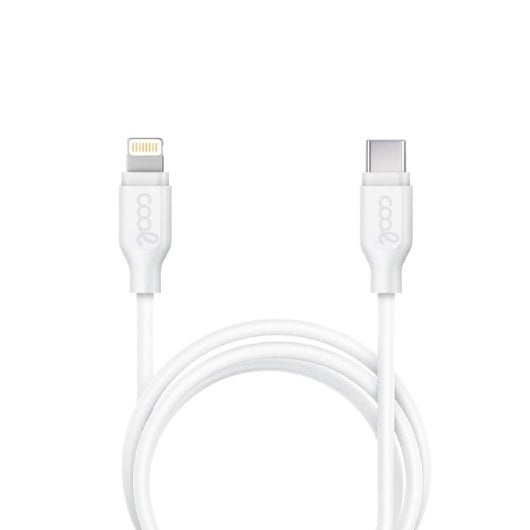 Cooles USB-C-auf-Lightning-Kabel 1,2 m, Weiß