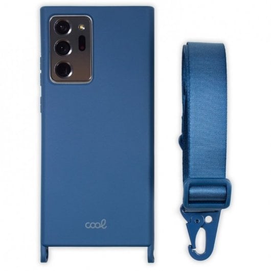 Cool Funda con Cinta Azul para Samsung Galaxy Note 20 Ultra