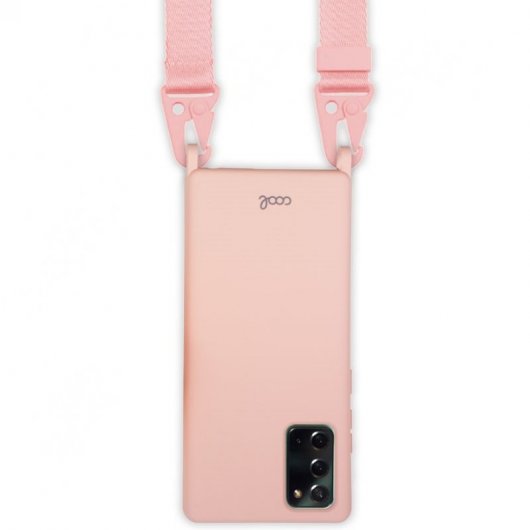 Cool Capa com Fita Rosa para Samsung Galaxy Note 20