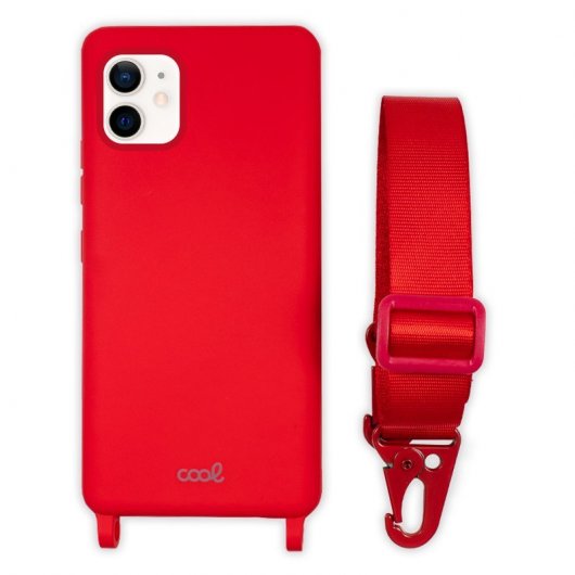 Coole rote Anhängerhülle für das iPhone 12 Mini