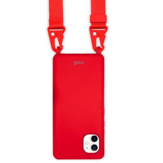 Coole rote Anhängerhülle für das iPhone 12 Mini