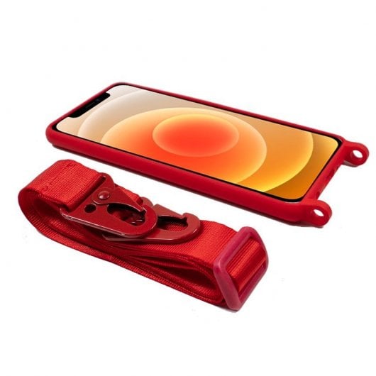 Coole rote Anhängerhülle für das iPhone 12 Mini